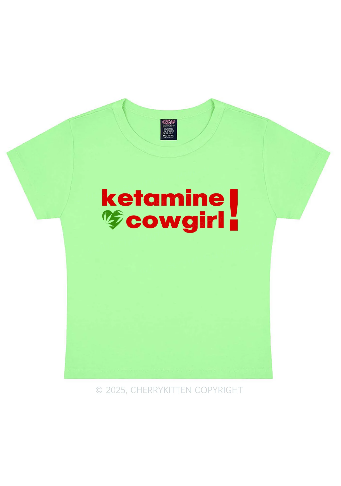 K Cowgirl Y2K Baby Tee Cherrykitten - Image 12