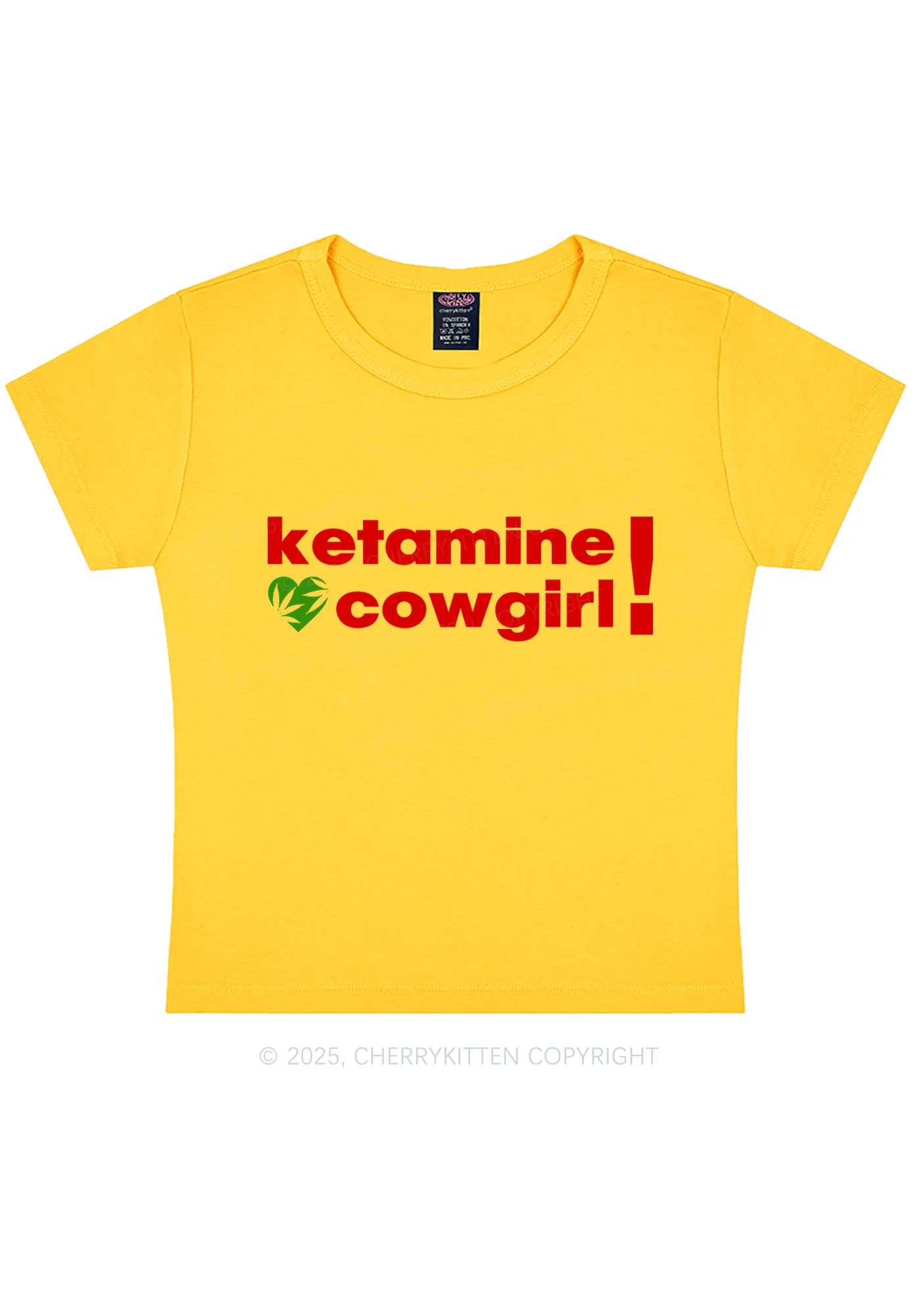 K Cowgirl Y2K Baby Tee Cherrykitten - Image 6