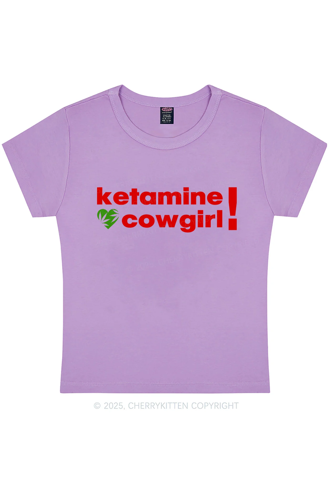 K Cowgirl Y2K Baby Tee Cherrykitten - Image 7
