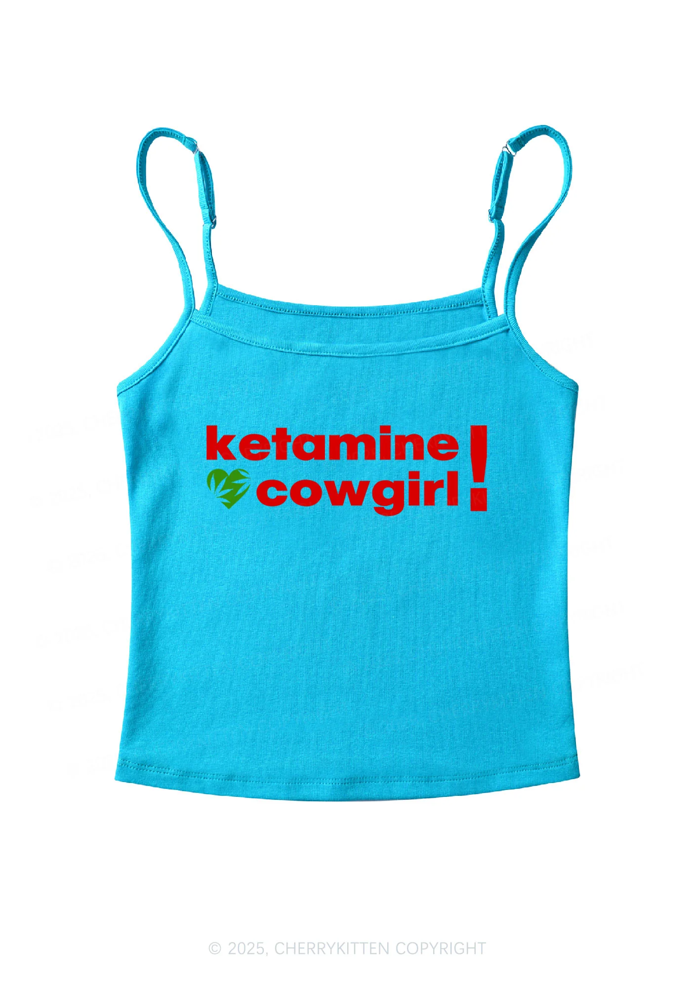 K Cowgirl Y2K Spaghetti Strap Cami Cherrykitten - Image 7
