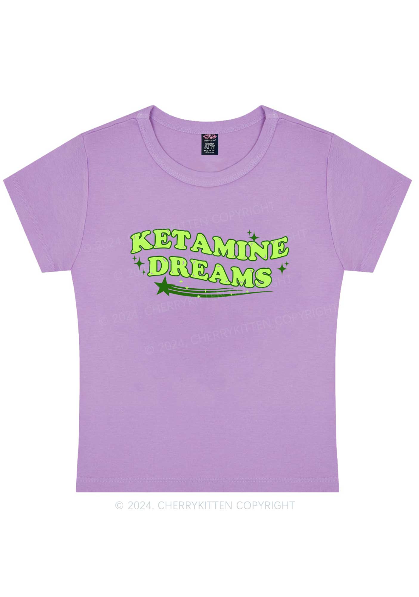 K Dreams Star Y2K Baby Tee Cherrykitten - Image 6