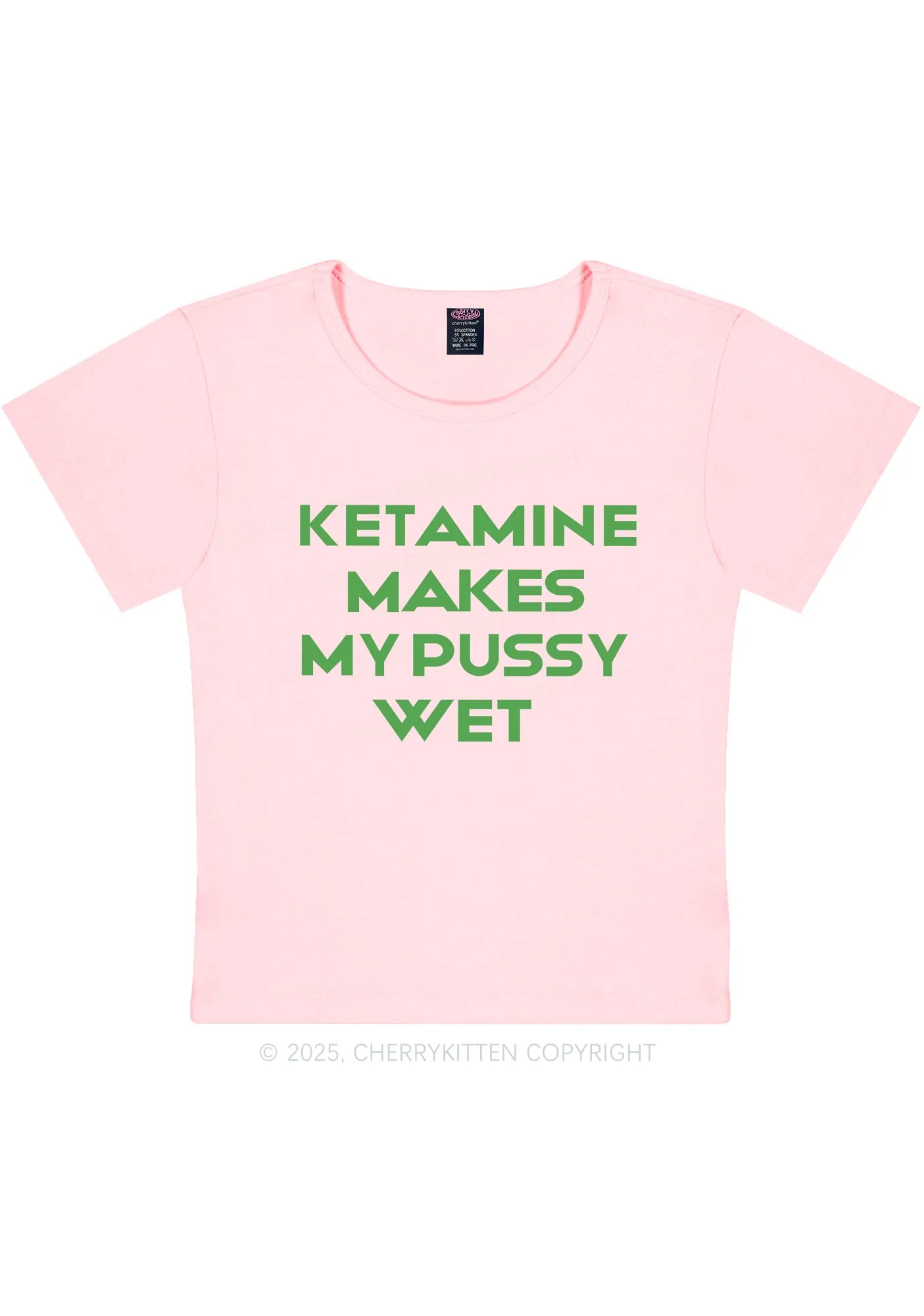 K Makes My Puxxy Wet Y2K Baby Tee Cherrykitten - Image 12