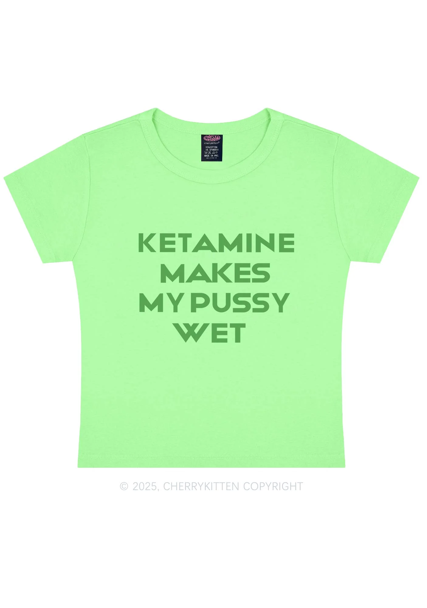 K Makes My Puxxy Wet Y2K Baby Tee Cherrykitten - Image 13