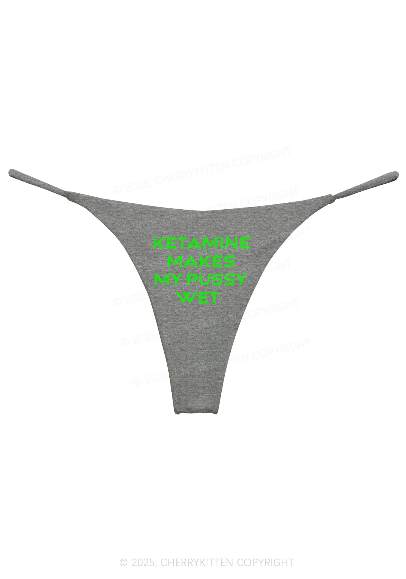 K Makes My Puxxy Wet Y2K Bikini String Thong Cherrykitten - Image 4