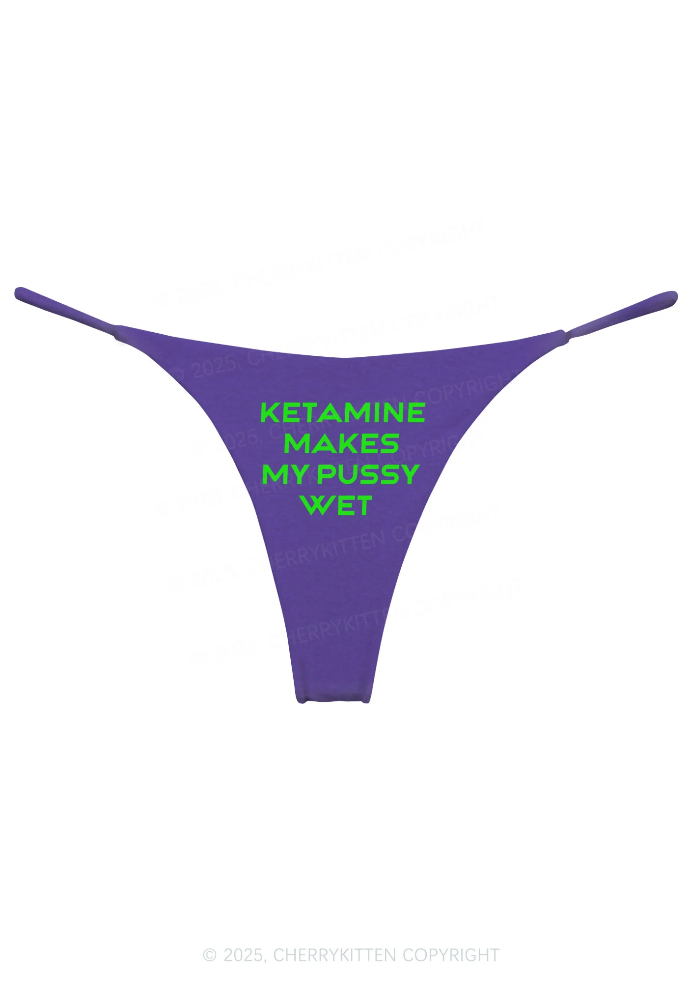 K Makes My Puxxy Wet Y2K Bikini String Thong Cherrykitten - Image 9