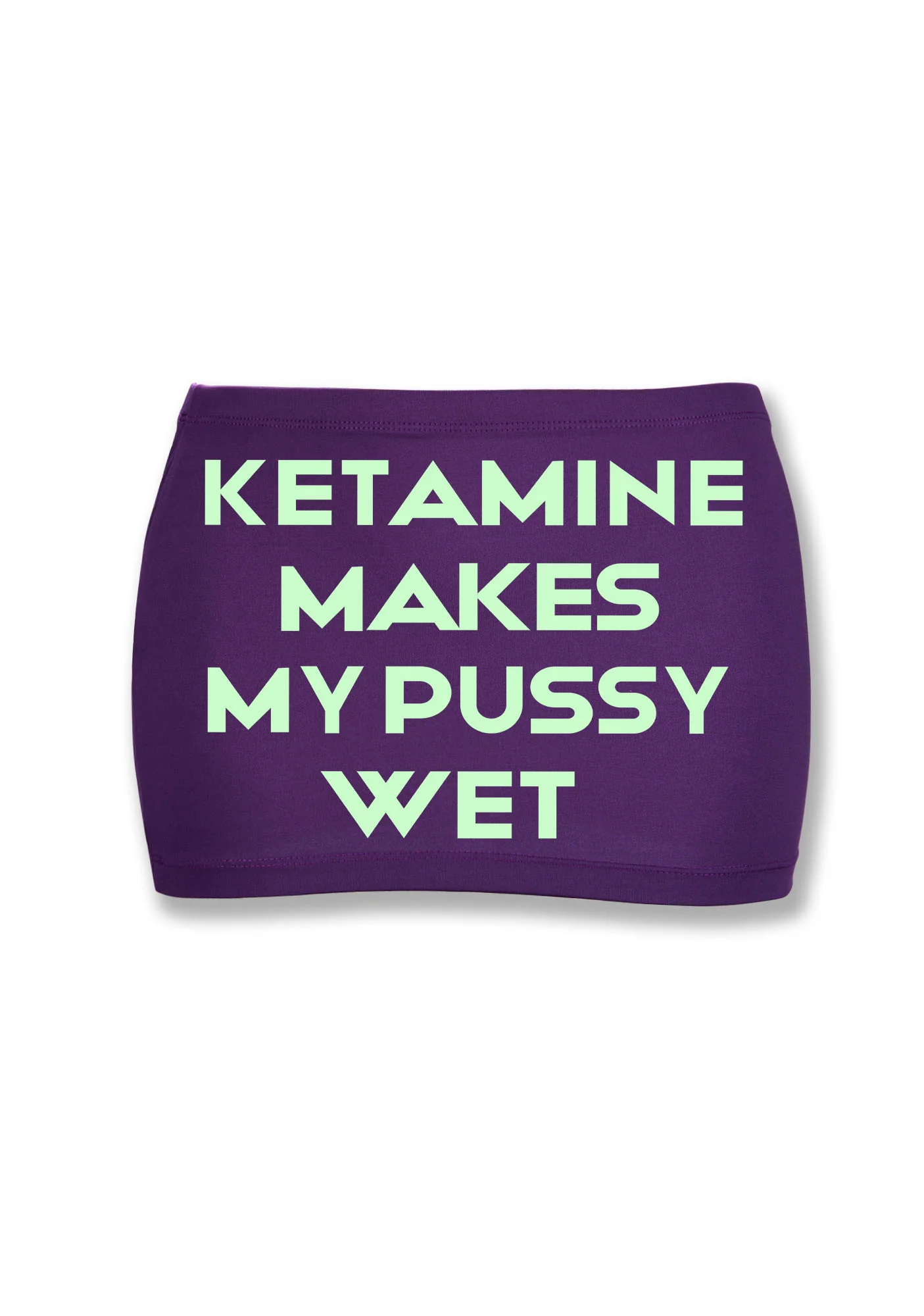 K Makes My Puxxy Wet Y2K Mini Hip Skirt Cherrykitten - Image 6