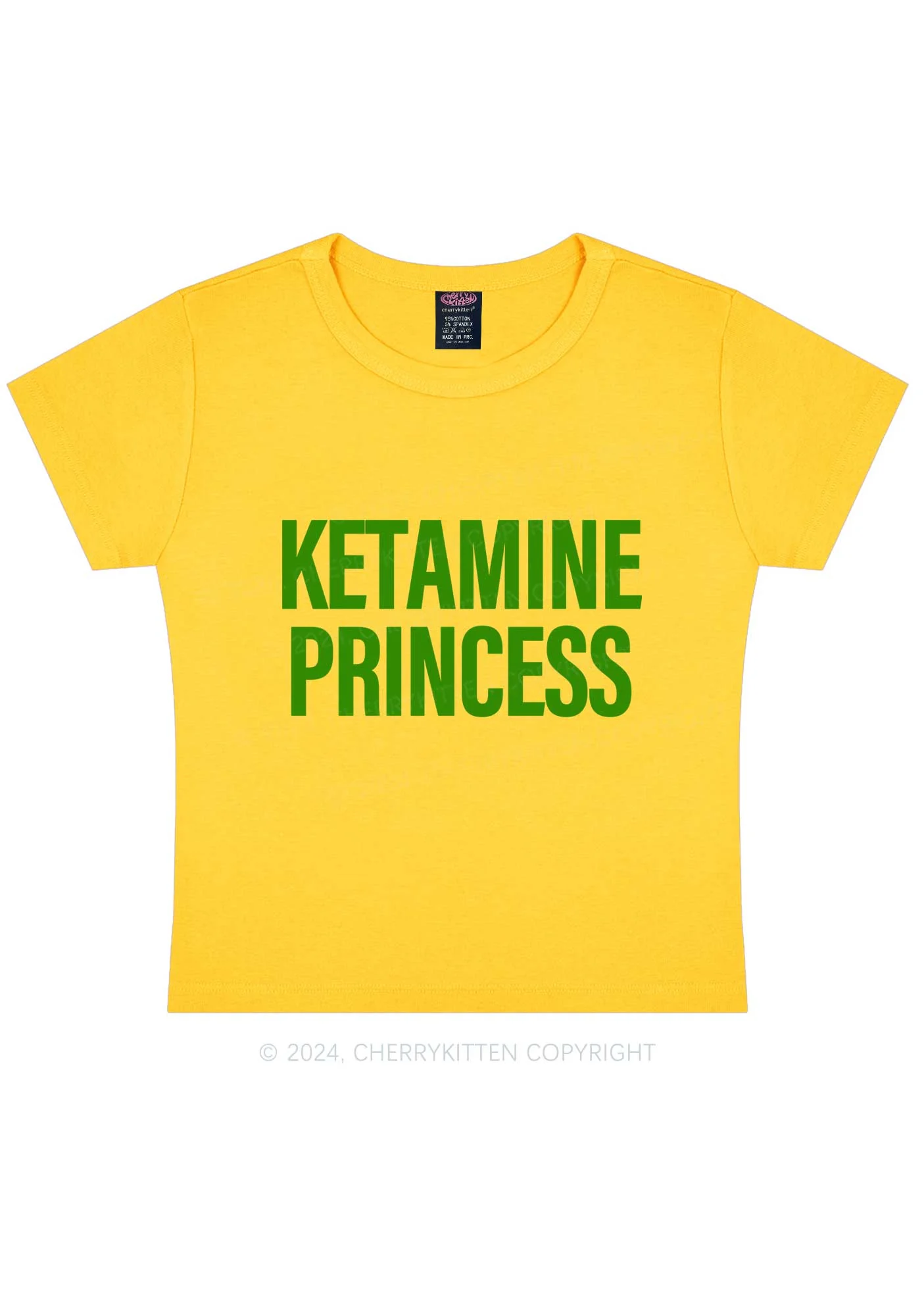 K Princess Y2K Baby Tee Cherrykitten - Image 5