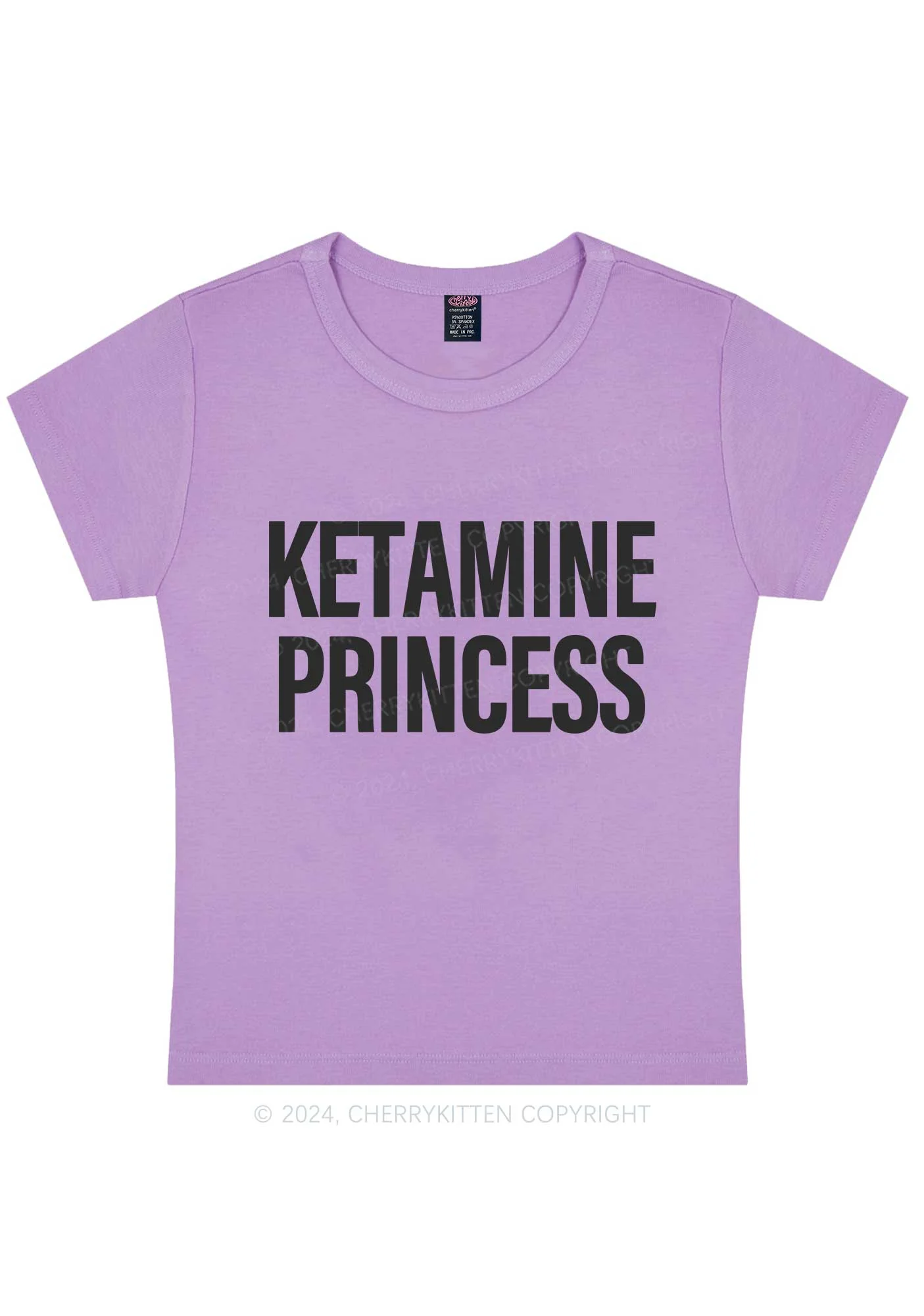 K Princess Y2K Baby Tee Cherrykitten - Image 6