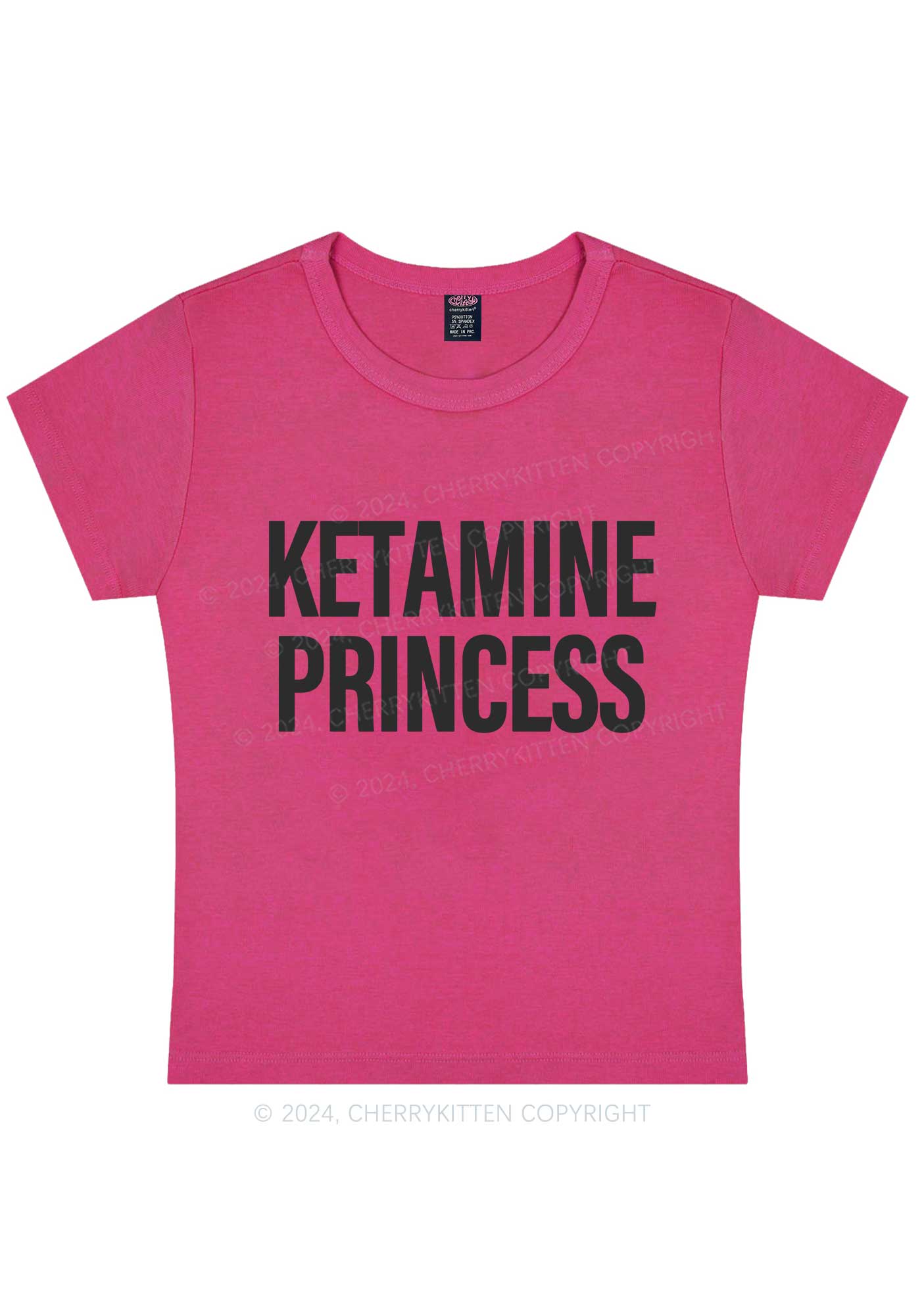 K Princess Y2K Baby Tee Cherrykitten - Image 7