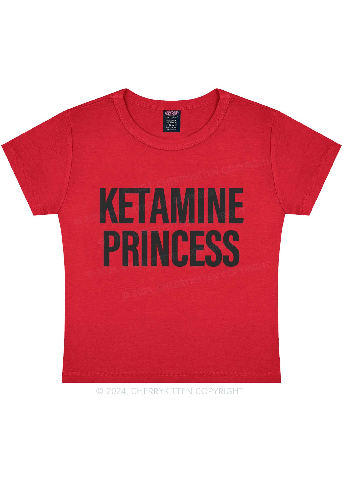K Princess Y2K Baby Tee Cherrykitten - Image 8