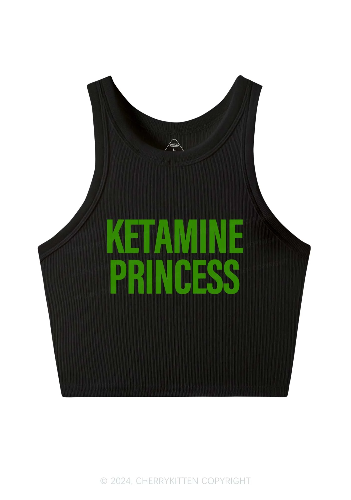 K Princess Y2K Crop Tank Top Cherrykitten - Image 3