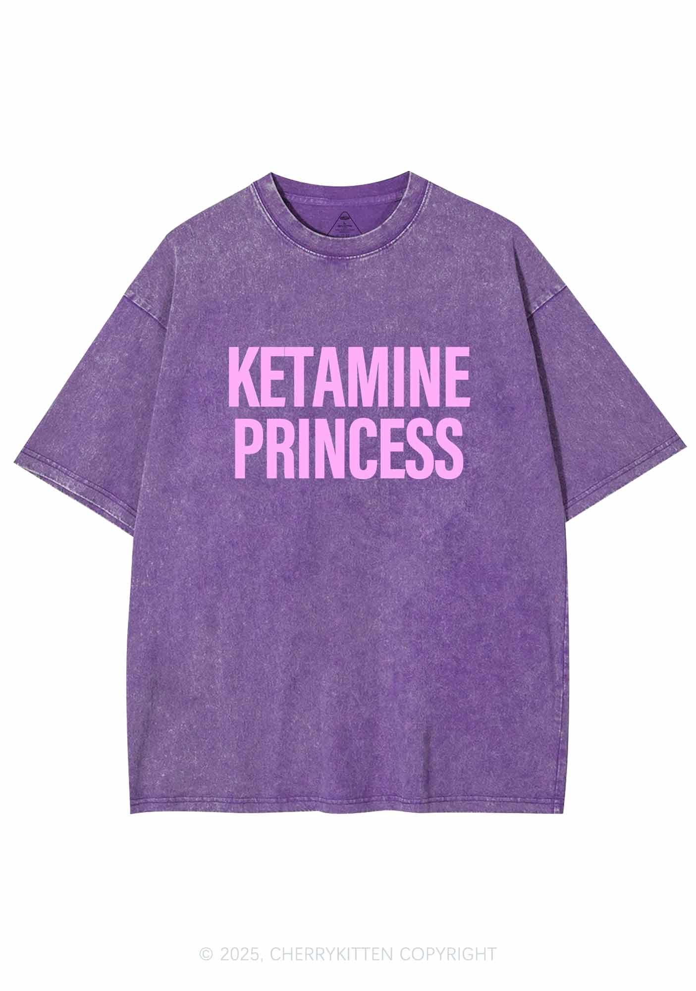K Princess Y2K Washed Tee Cherrykitten - Image 5