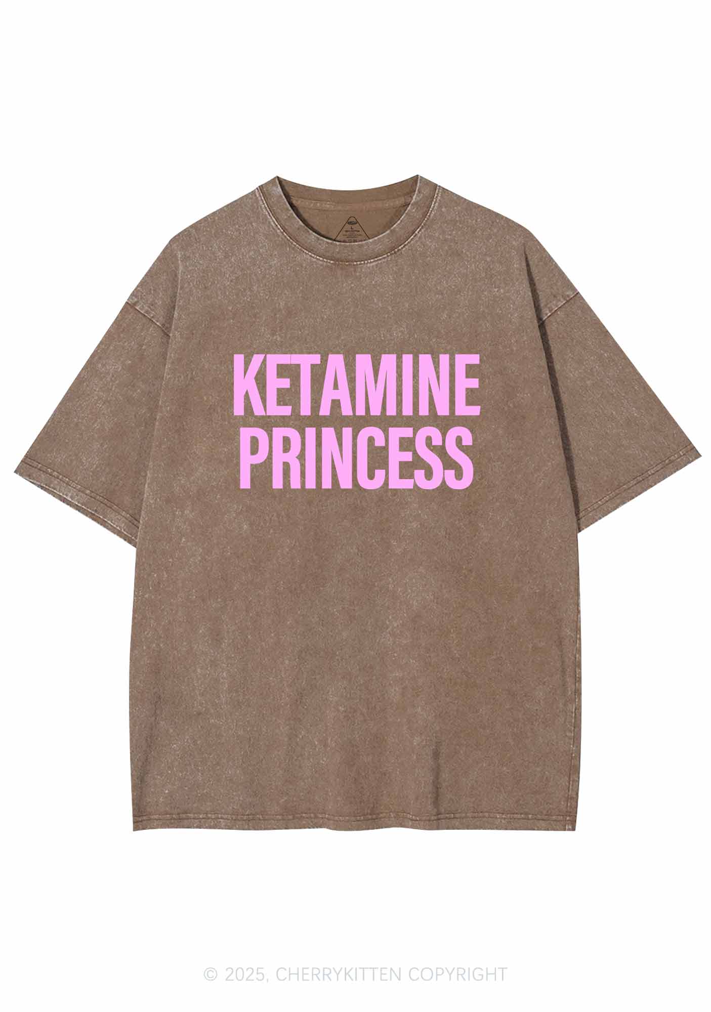 K Princess Y2K Washed Tee Cherrykitten - Image 7
