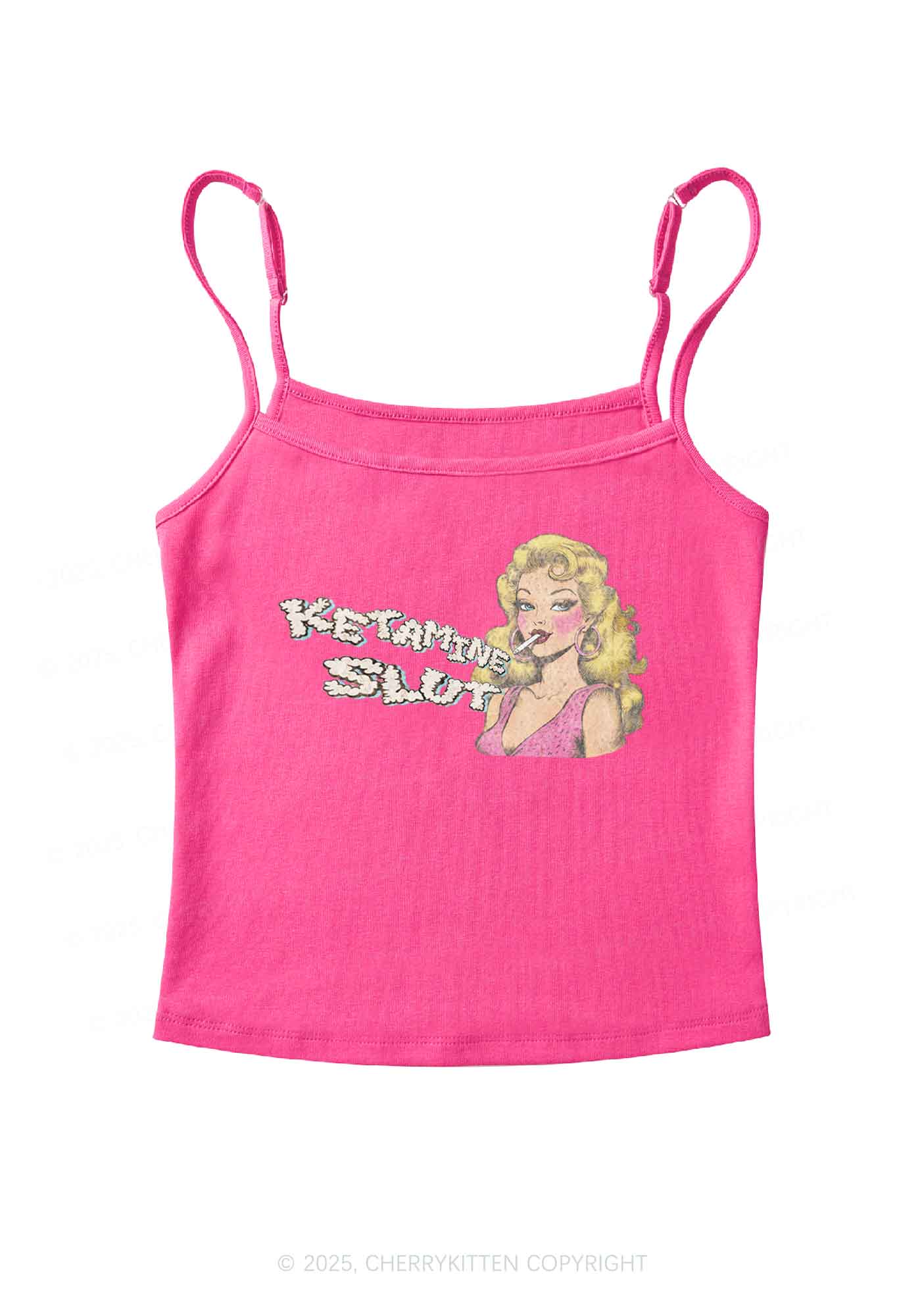 K Slxt Y2K Spaghetti Strap Cami Cherrykitten - Image 5