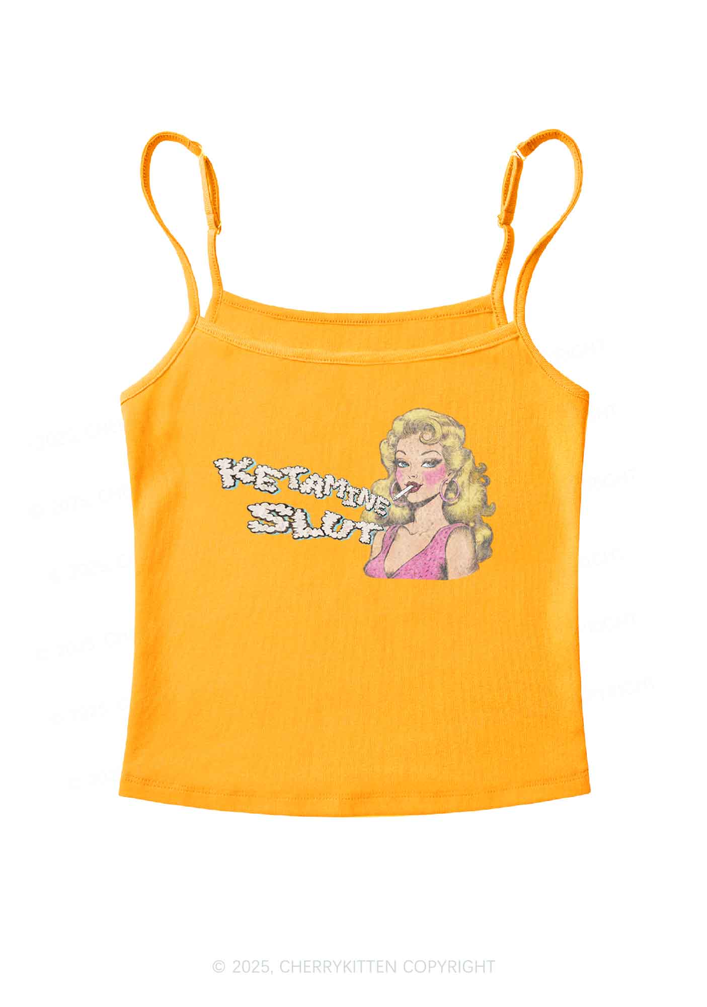 K Slxt Y2K Spaghetti Strap Cami Cherrykitten - Image 6