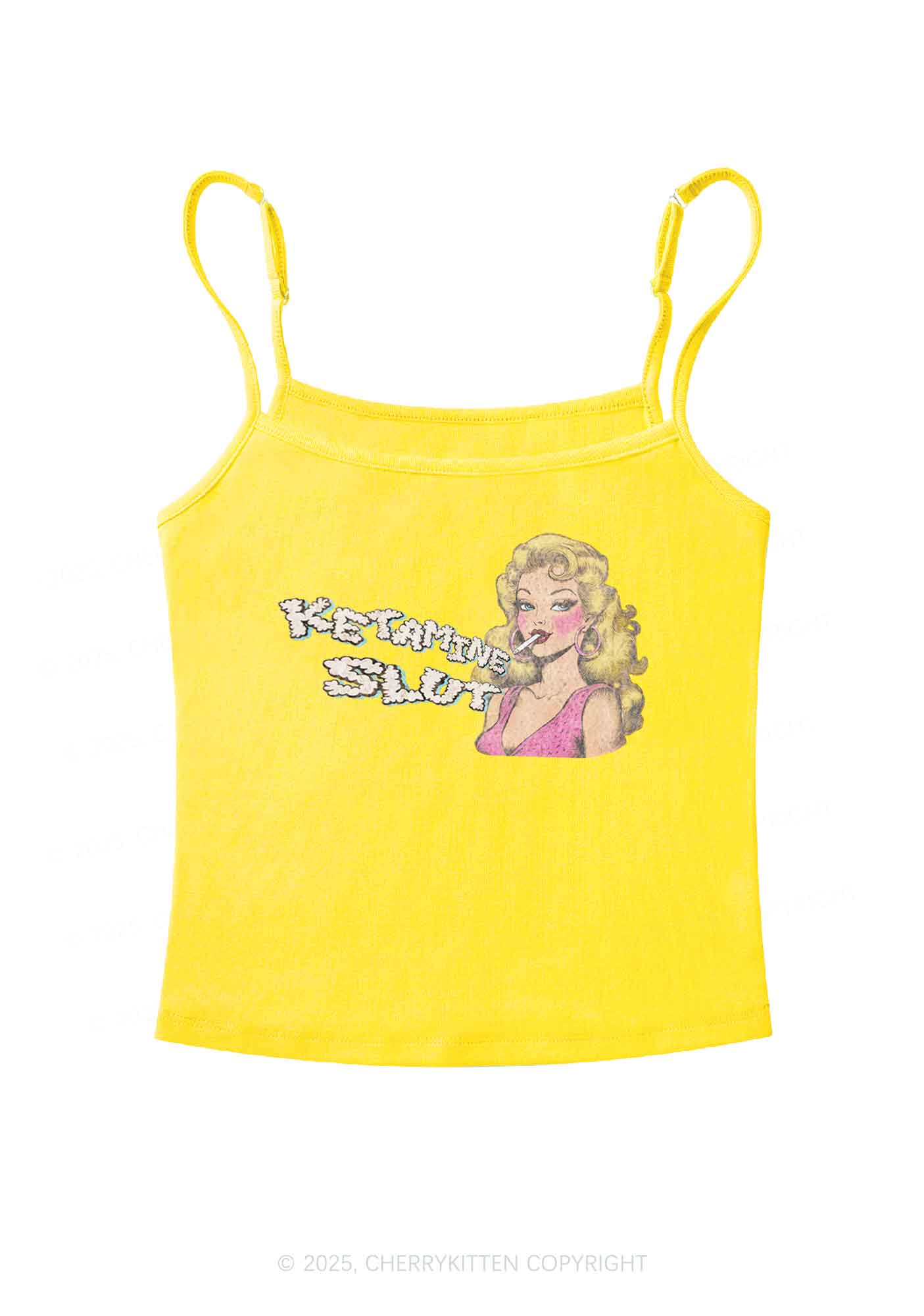 K Slxt Y2K Spaghetti Strap Cami Cherrykitten - Image 7
