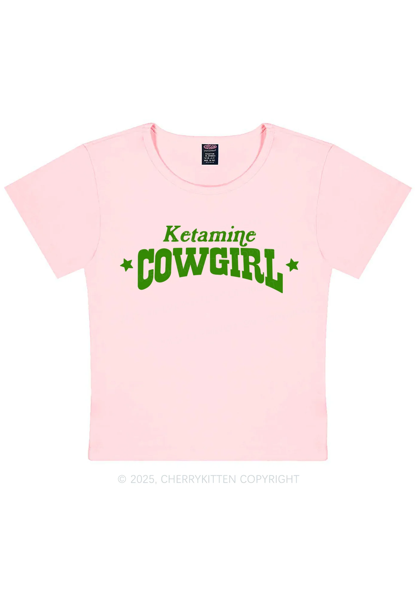 K Star Cowgirl Y2K Baby Tee Cherrykitten - Image 10
