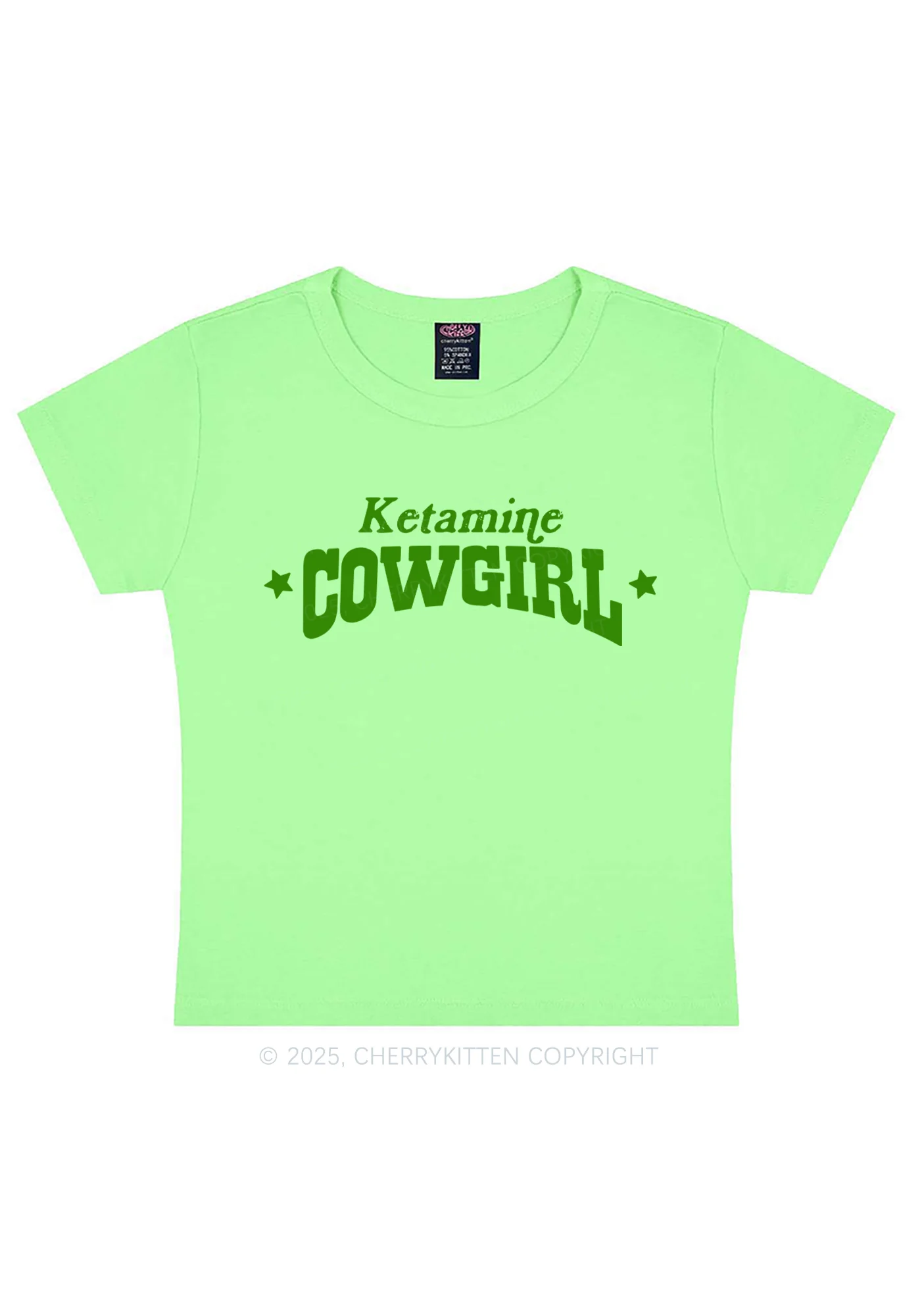 K Star Cowgirl Y2K Baby Tee Cherrykitten - Image 11