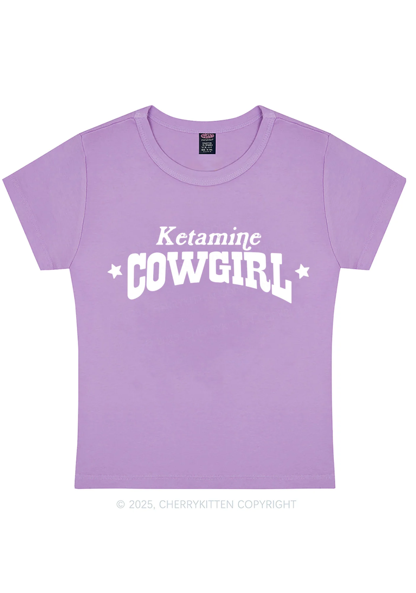 K Star Cowgirl Y2K Baby Tee Cherrykitten - Image 7