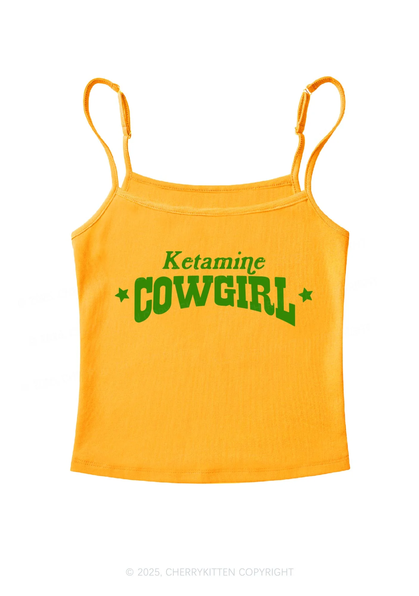 K Star Cowgirl Y2K Spaghetti Strap Cami Cherrykitte - Image 6