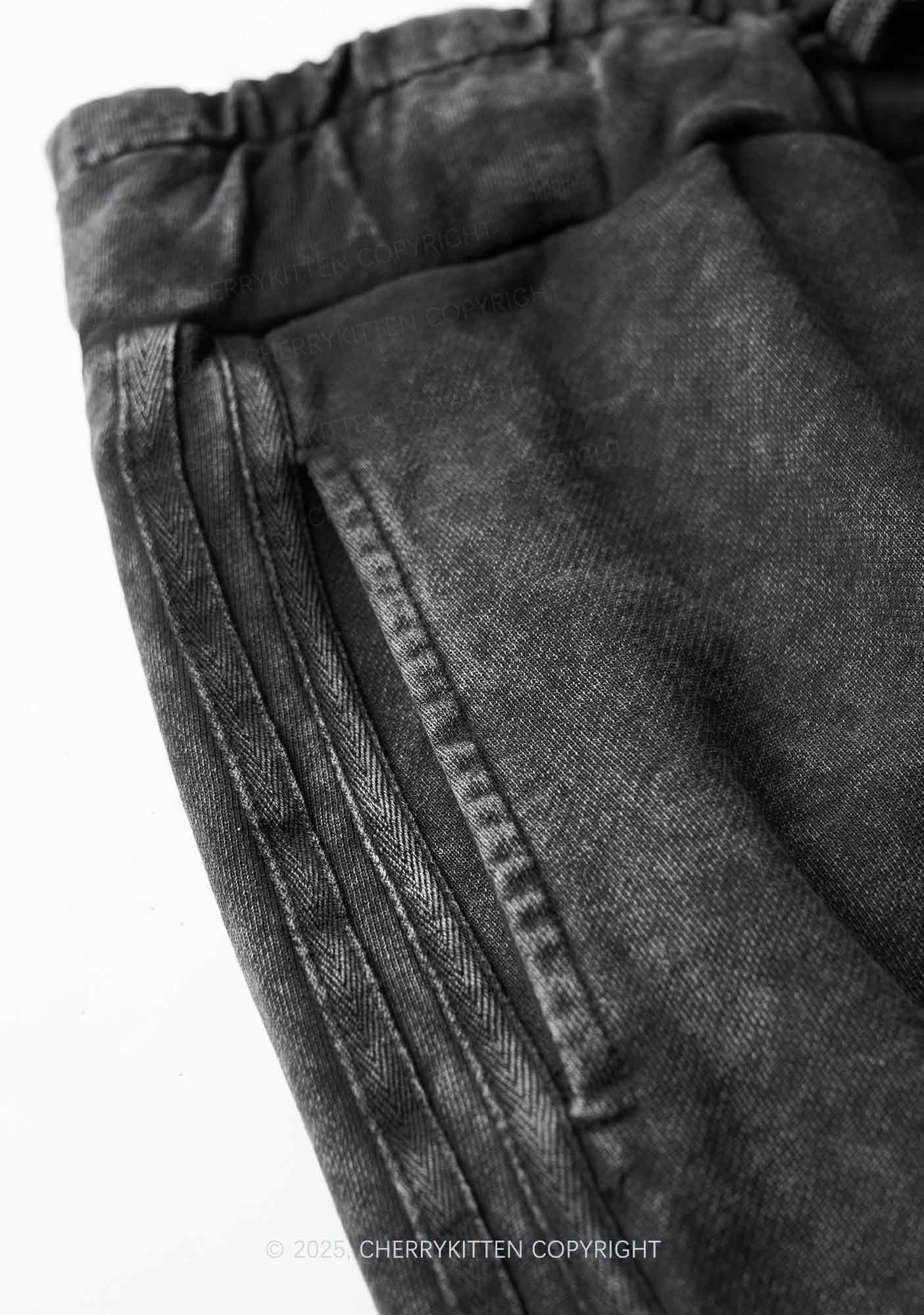 Alpha Male Y2K Washed Mini Skirts Cherrykitten - Image 3
