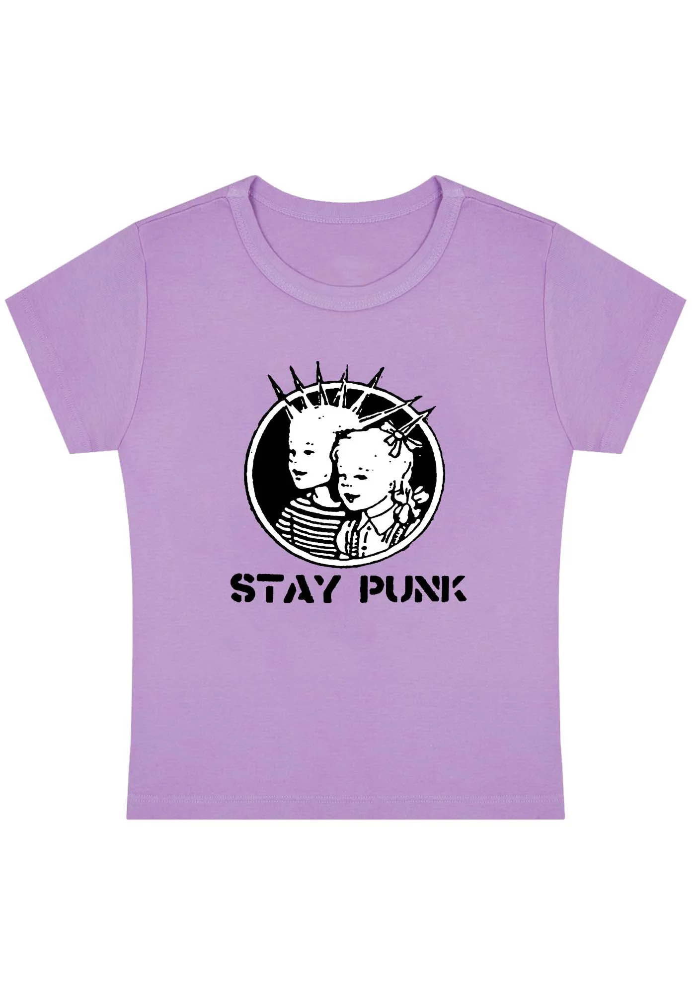 Kids Stay Punk Y2K Baby Tee - Image 4