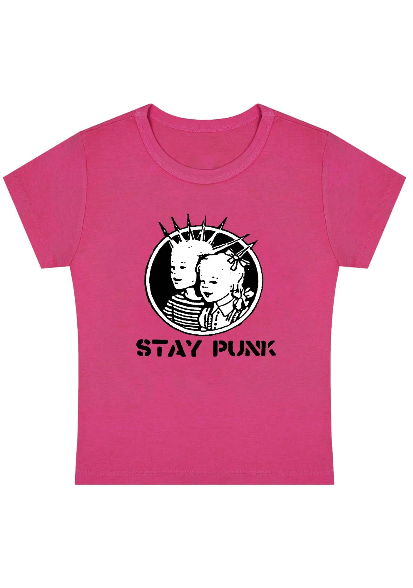 Kids Stay Punk Y2K Baby Tee - Image 5