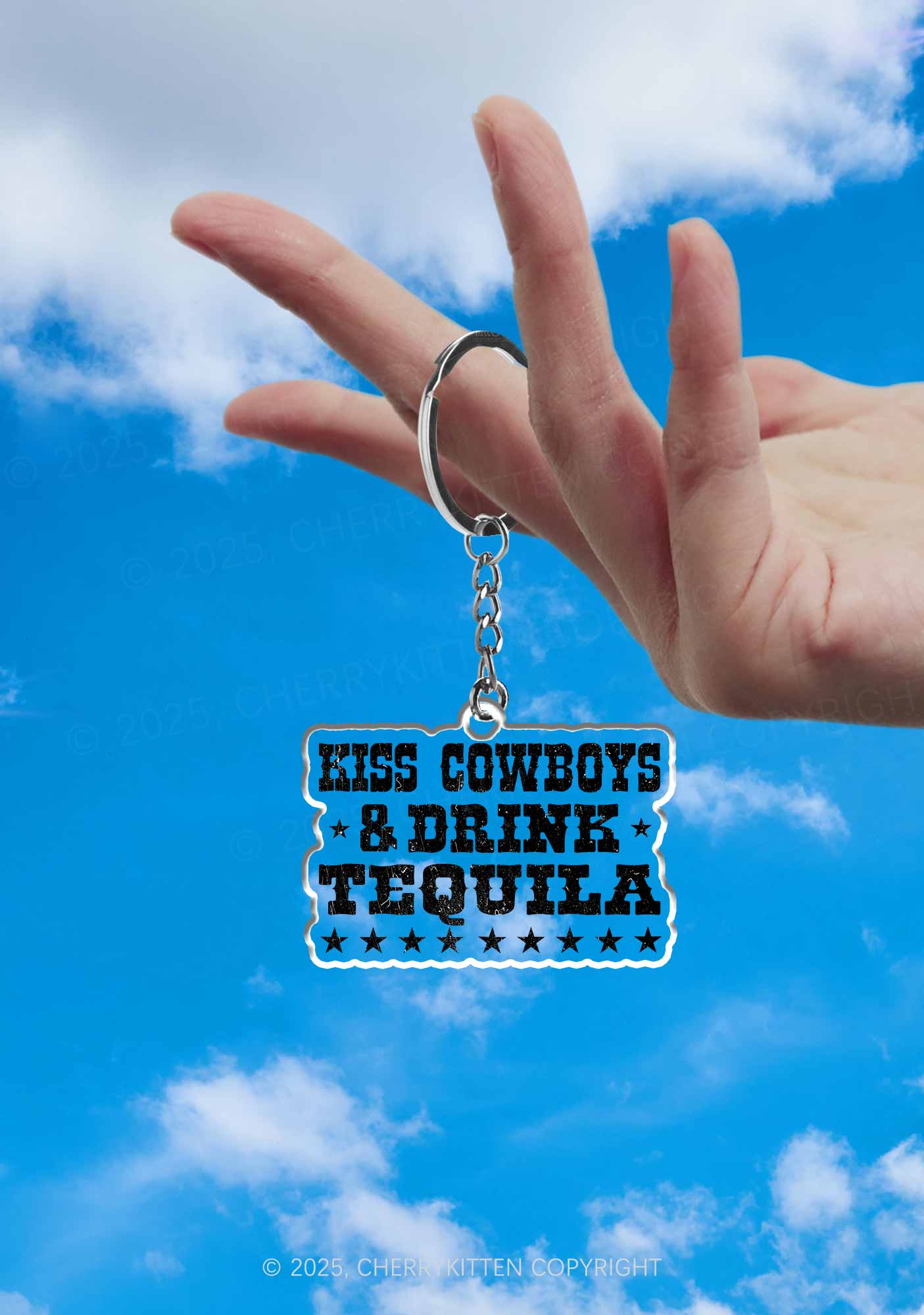 Kiss Cowboys 1Pc Y2K Keychain Cherrykitten - Image 2