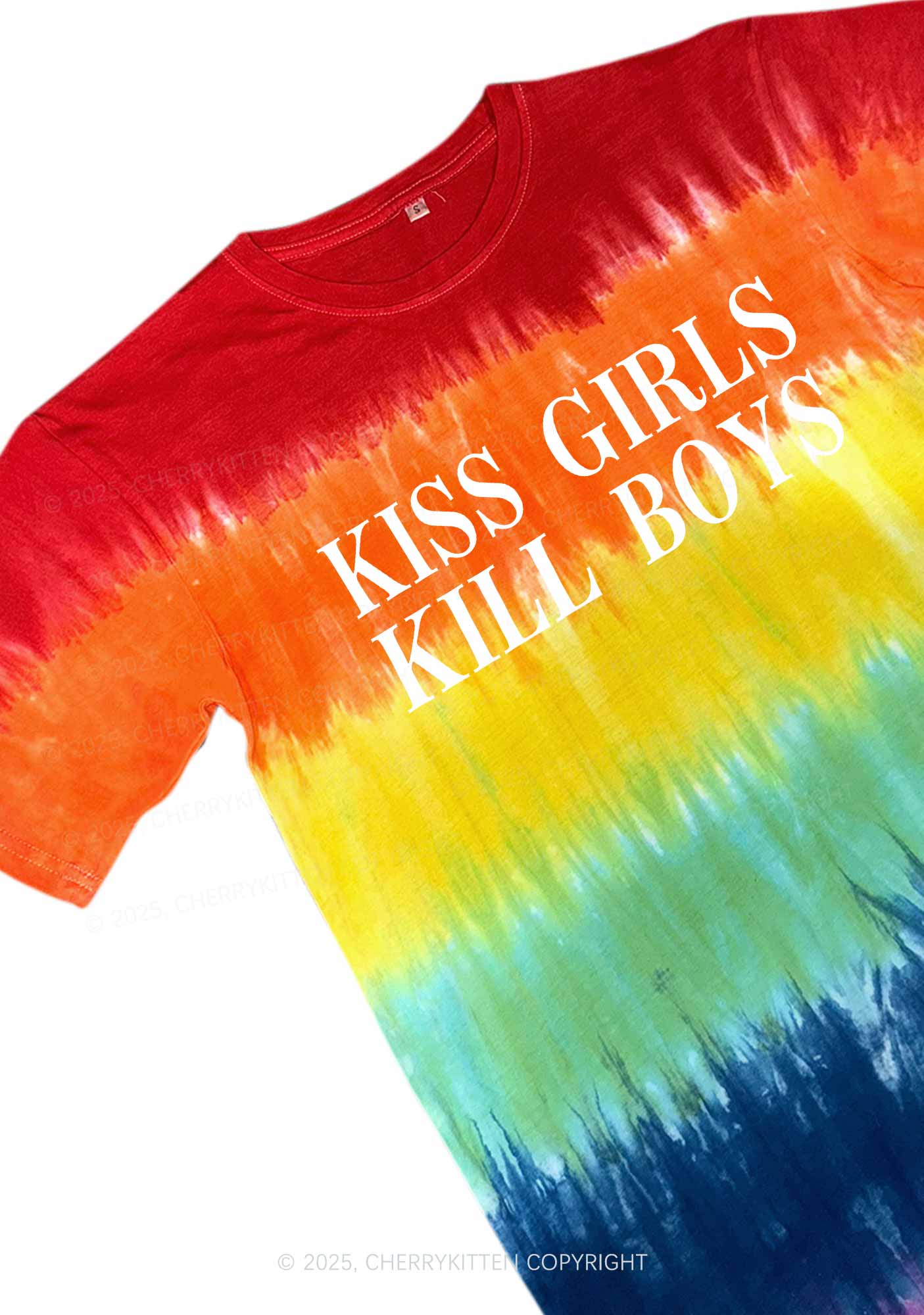 Kiss Girls Y2K Tie Dye Shirts Cherrykitten - Image 2