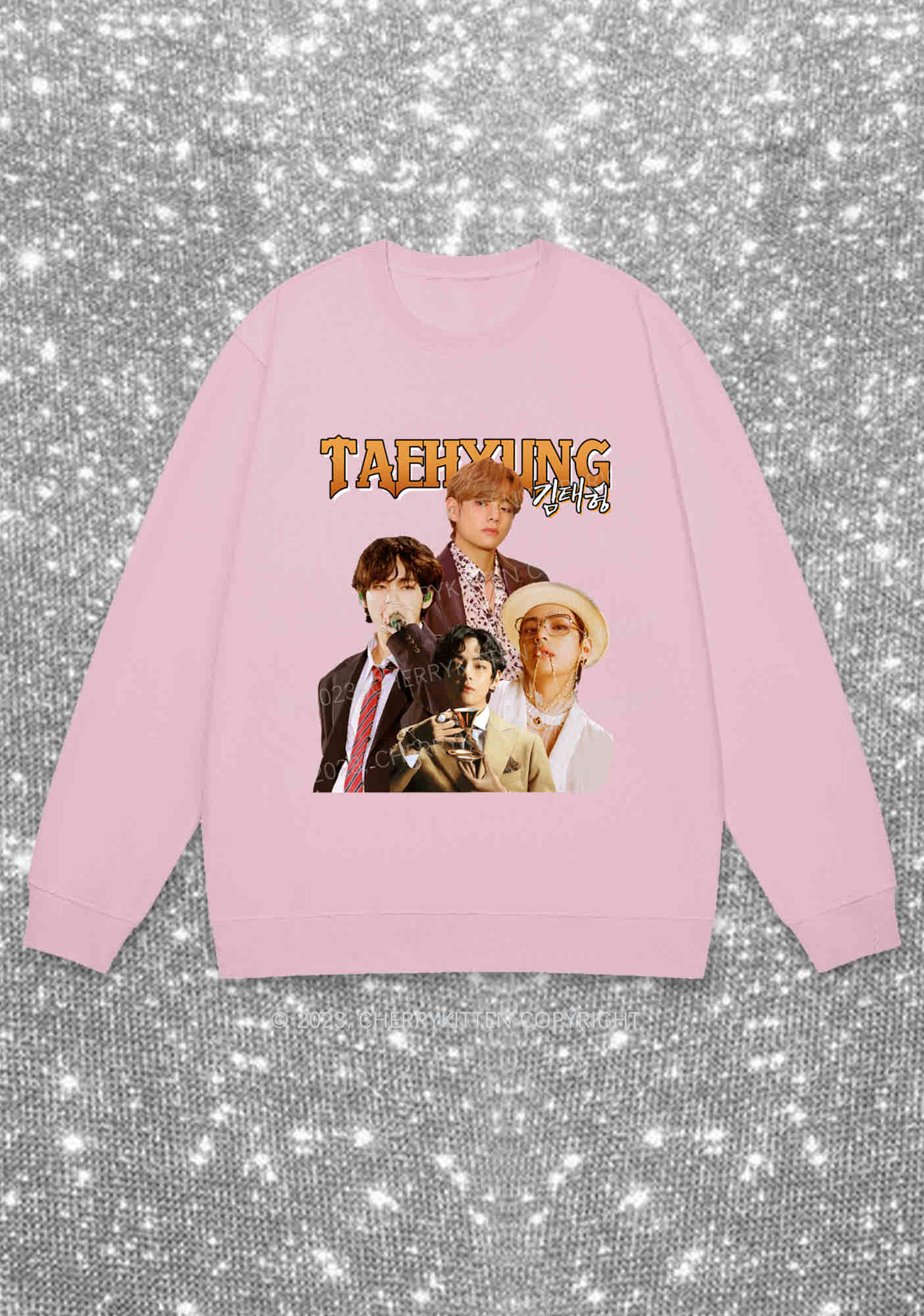 Korean Singer Taehyung Kpop Y2K Sweatshirt Cherrykitten - Image 5
