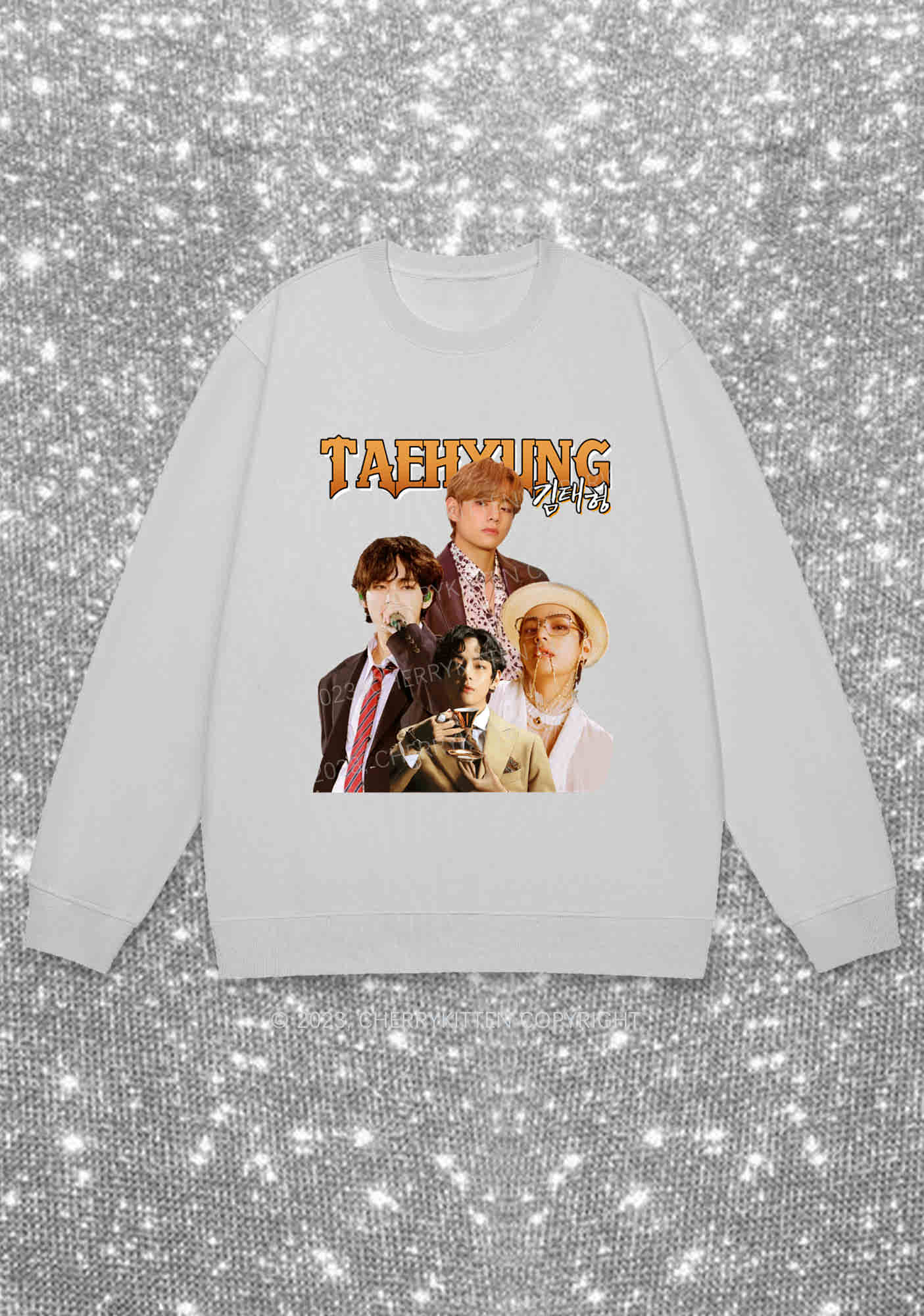 Korean Singer Taehyung Kpop Y2K Sweatshirt Cherrykitten - Image 6