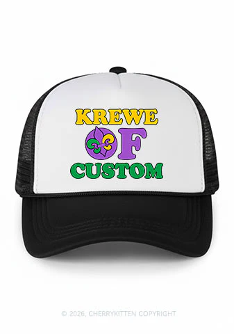 Krewe Of Custom Y2K Colorblock Trucker Hat Cherrykitten - Image 2