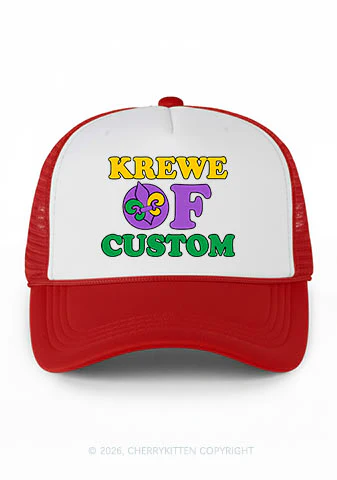 Krewe Of Custom Y2K Colorblock Trucker Hat Cherrykitten - Image 3