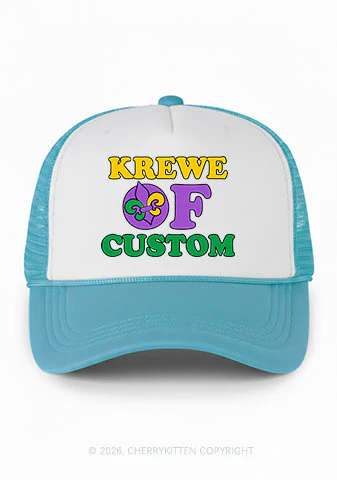 Krewe Of Custom Y2K Colorblock Trucker Hat Cherrykitten - Image 4