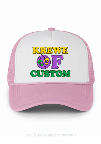 Krewe Of Custom Y2K Colorblock Trucker Hat Cherrykitten - Image 5