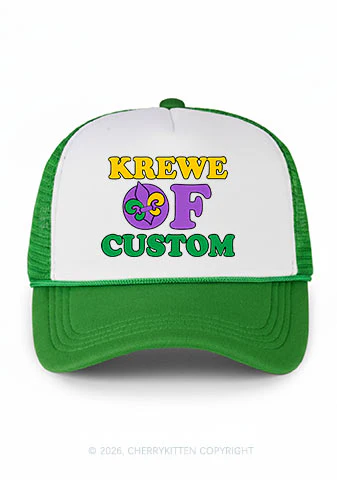 Krewe Of Custom Y2K Colorblock Trucker Hat Cherrykitten - Image 6