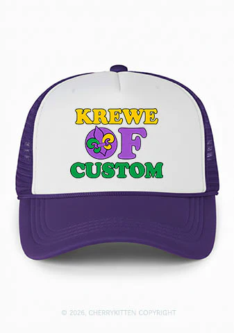 Krewe Of Custom Y2K Colorblock Trucker Hat Cherrykitten - Image 7