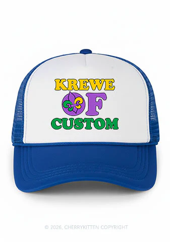 Krewe Of Custom Y2K Colorblock Trucker Hat Cherrykitten - Image 9