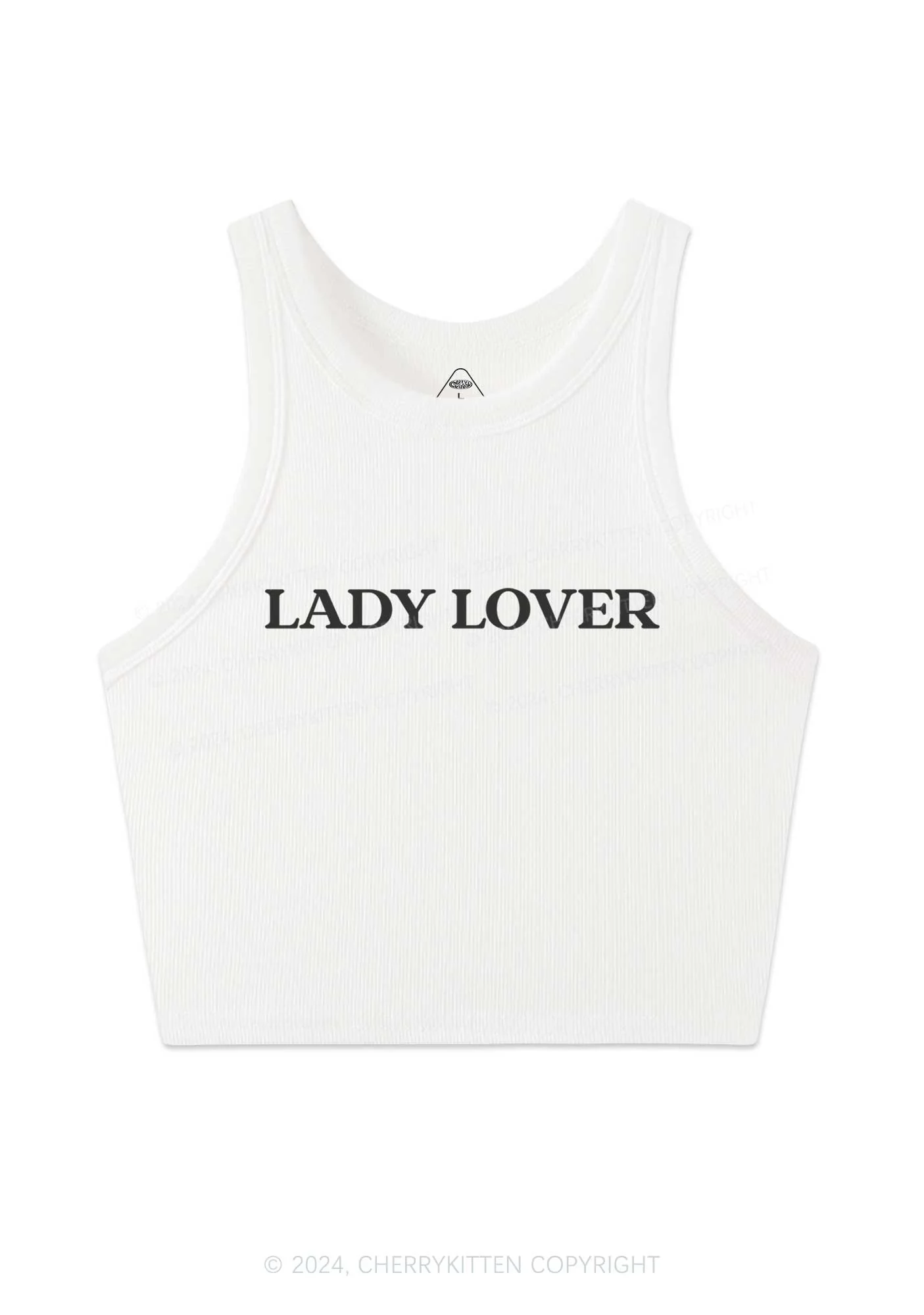 Lady Lover Y2K Crop Tank Top Cherrykitten - Image 3