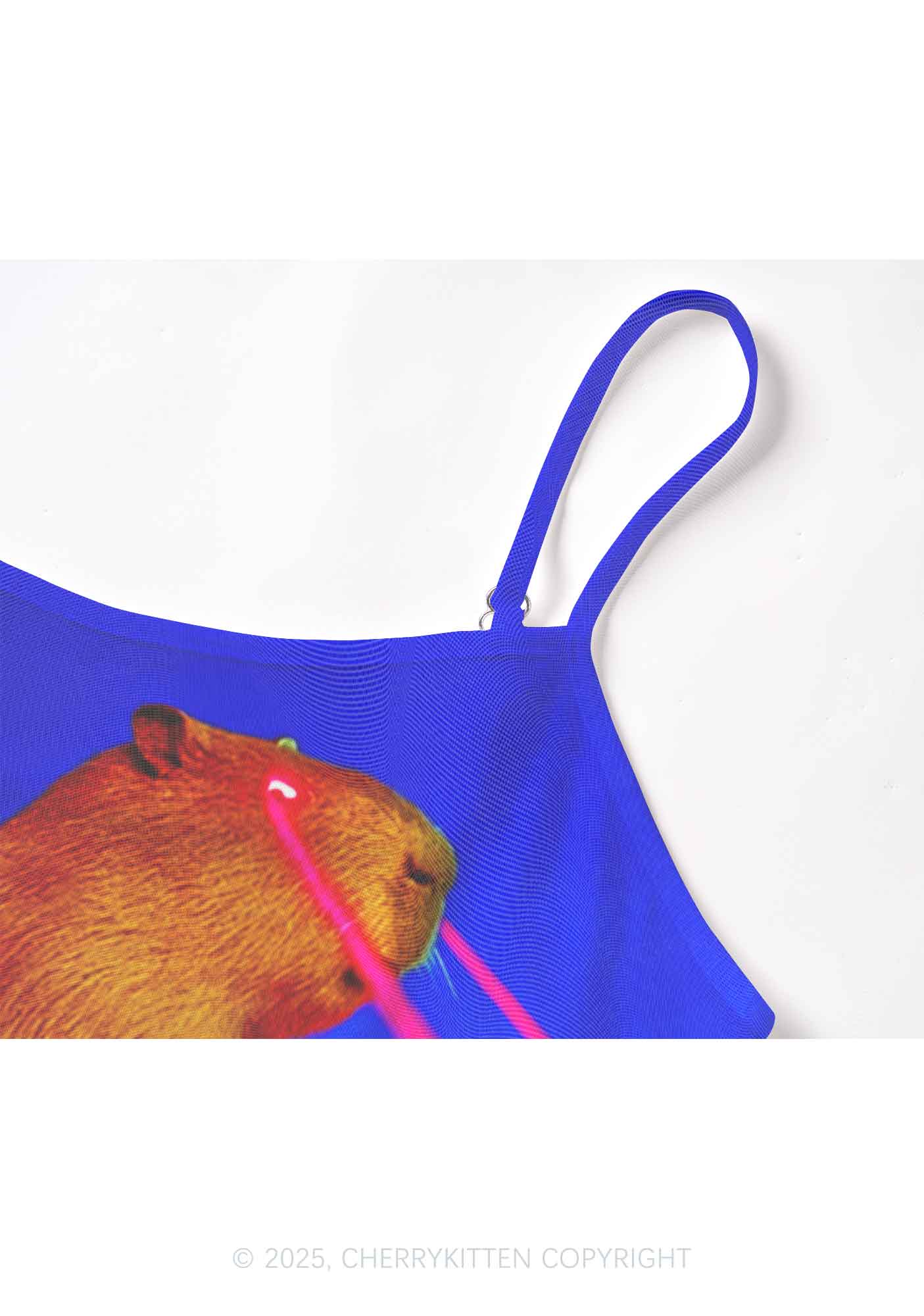 Laser Monster Capybara Y2K Mesh Cami Tank Cherrykitten - Image 5