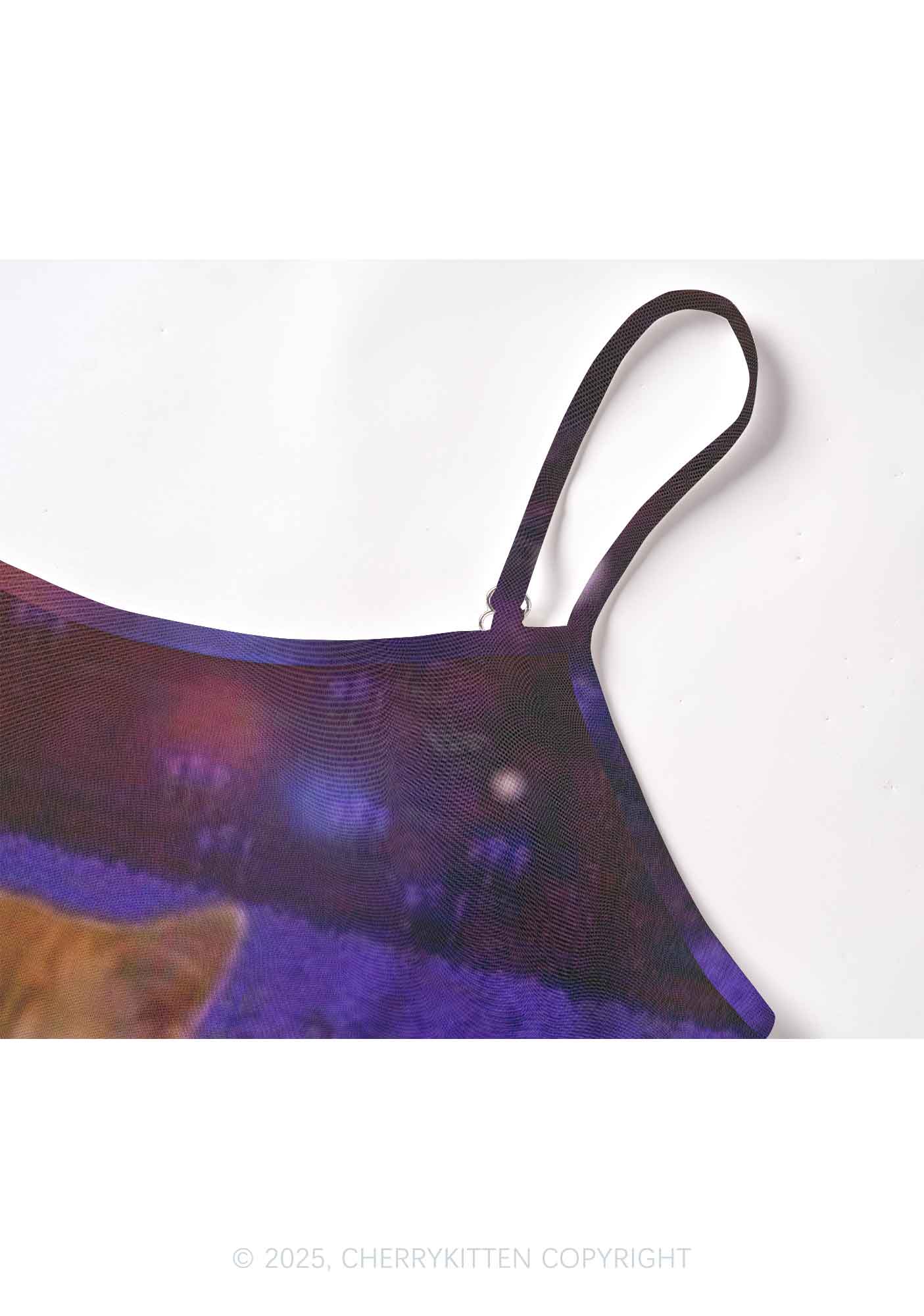 Lavender Kitten Y2K Mesh Cami Tank Cherrykitten - Image 3