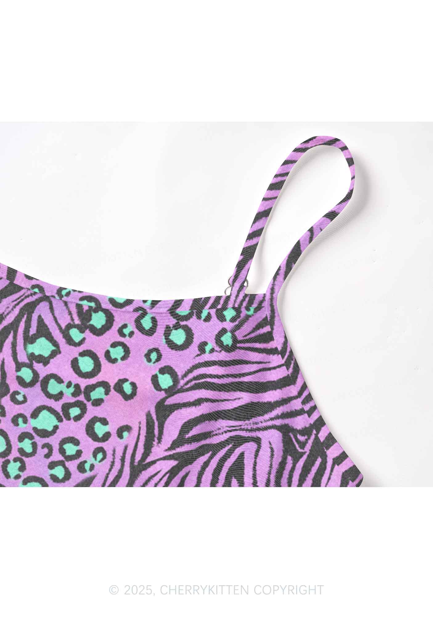 Lavender Zebra Y2K Mesh Cami Tank Cherrykitten - Image 5