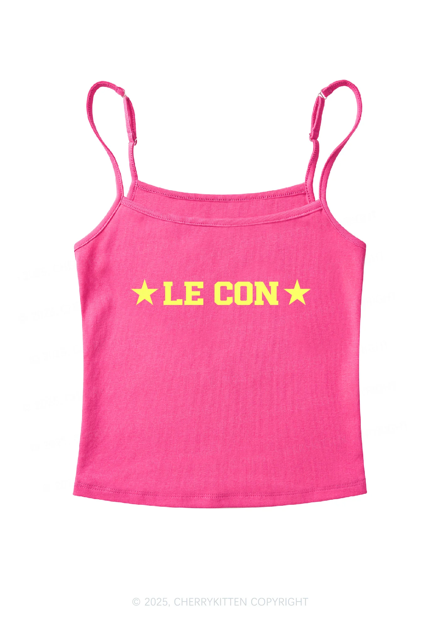 Le Con Y2K Spaghetti Strap Cami Cherrykitten - Image 4