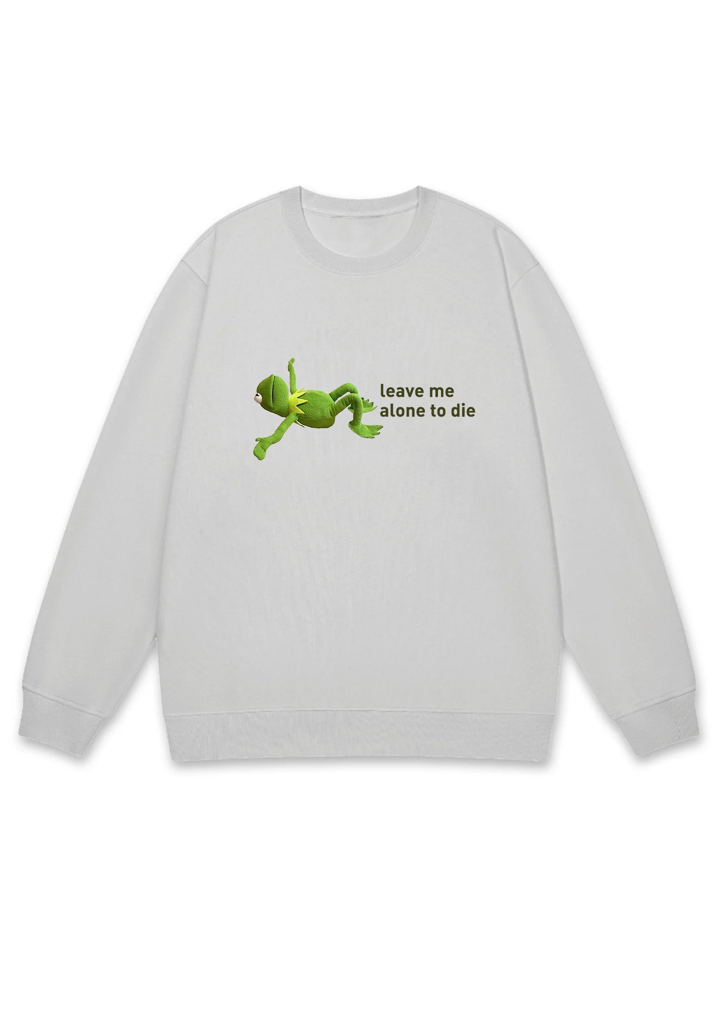 Leave Me Alone To Die Y2K Sweatshirt - Image 3