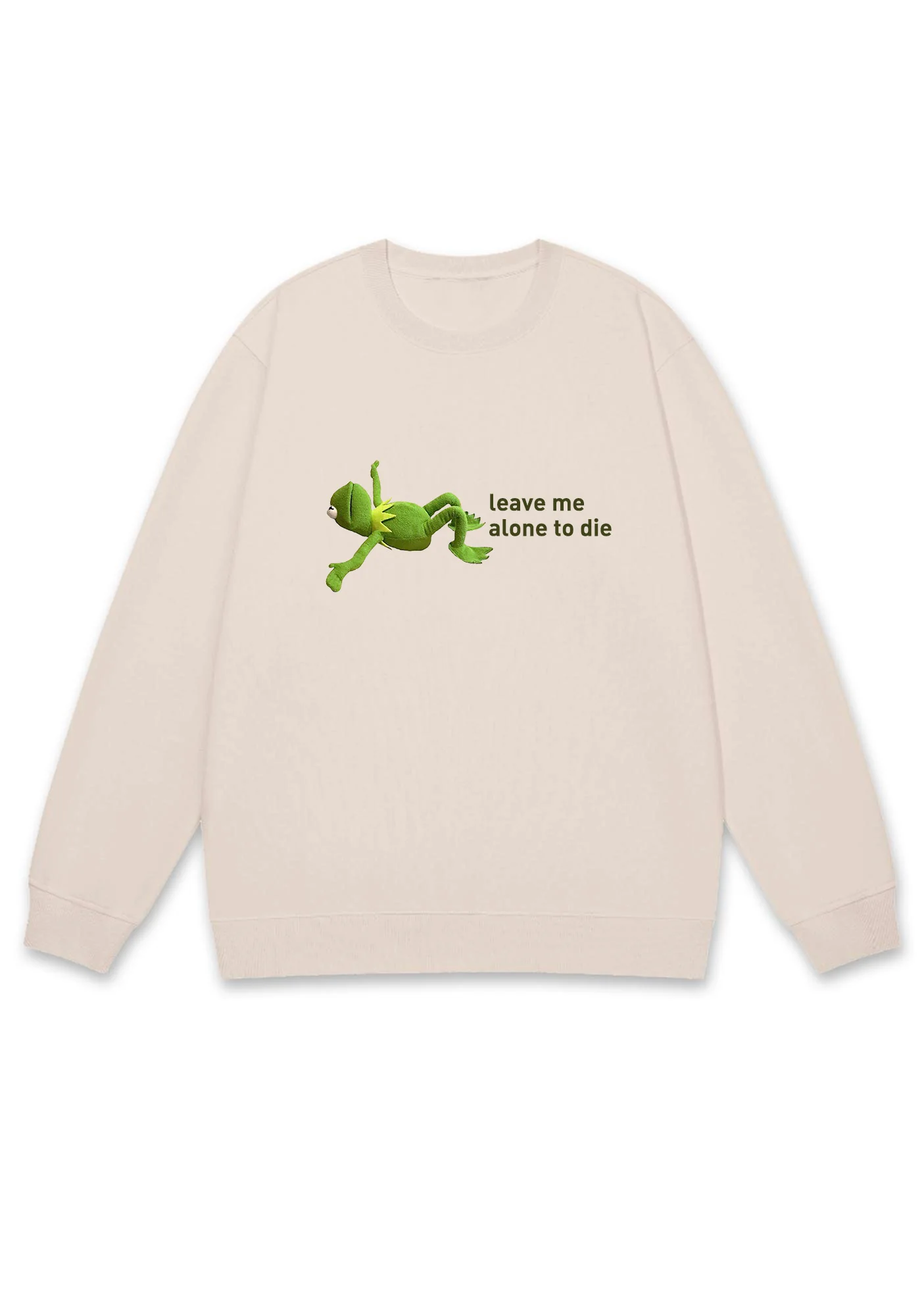 Leave Me Alone To Die Y2K Sweatshirt - Image 4