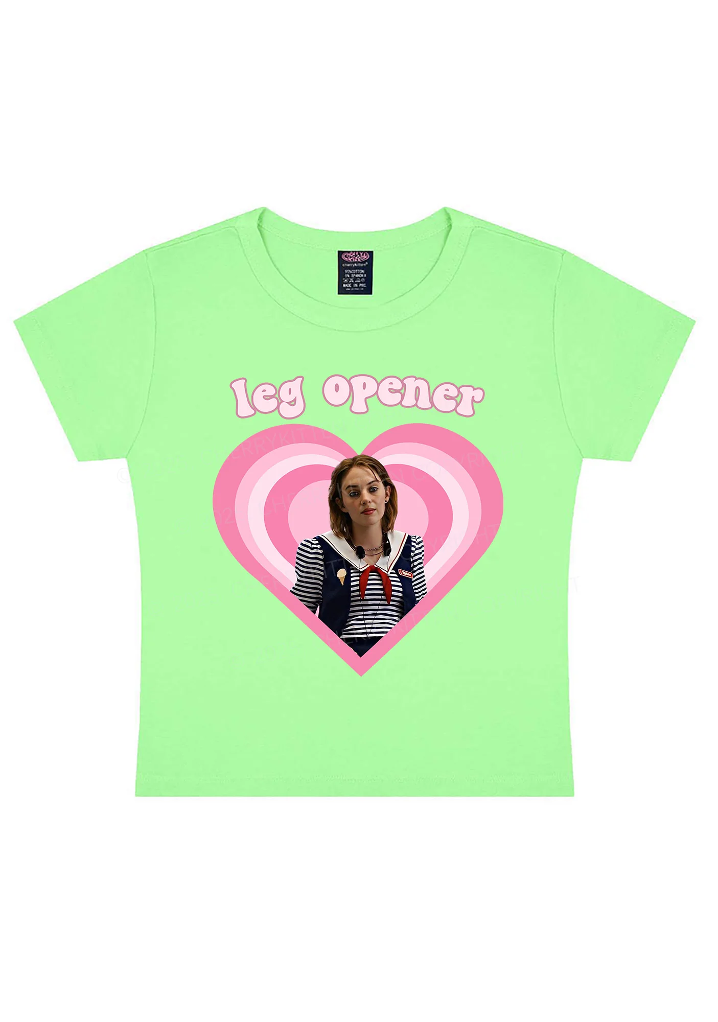 Leg Opener Pride Y2K Baby Tee Cherrykitten - Image 12