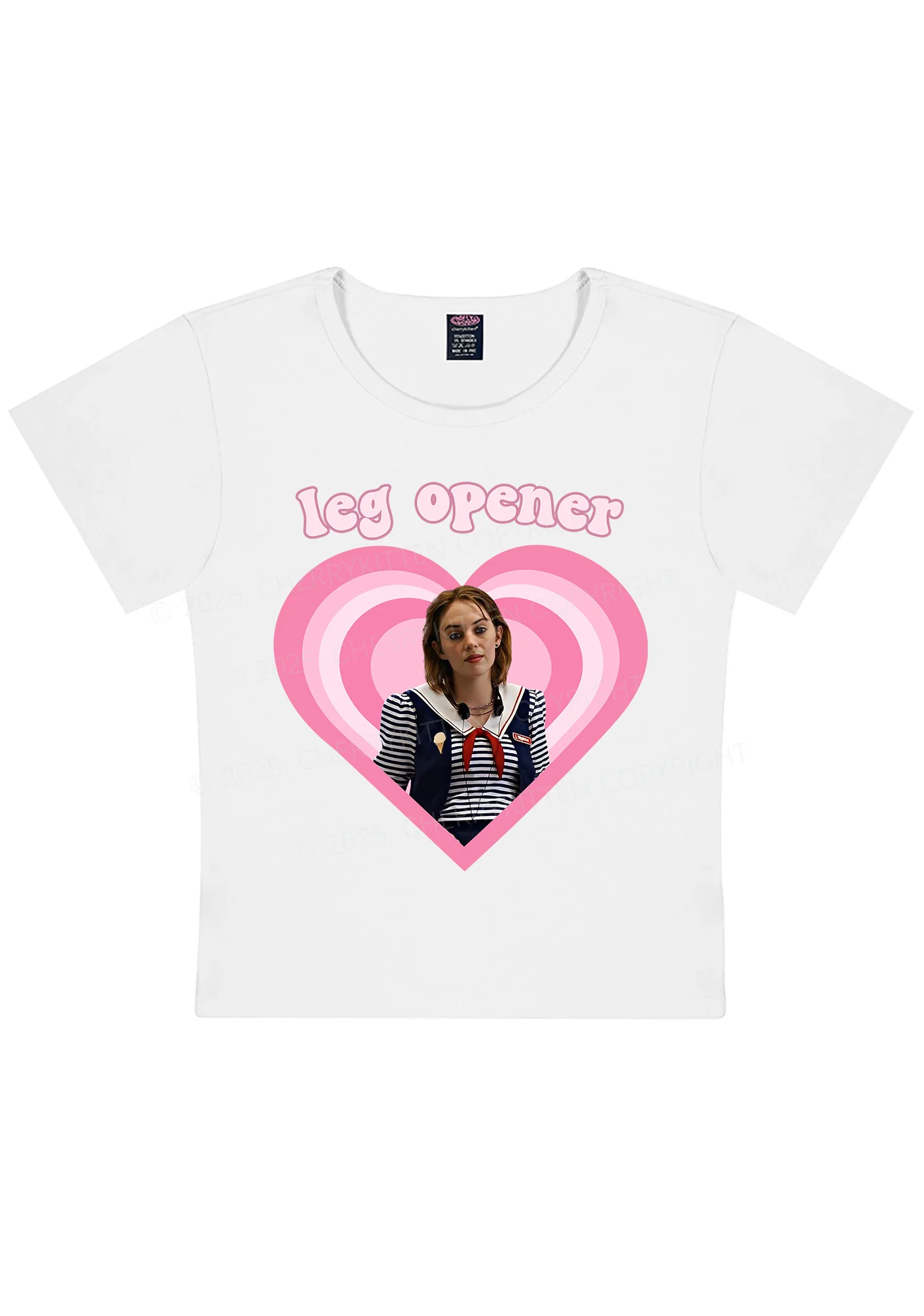 Leg Opener Pride Y2K Baby Tee Cherrykitten - Image 4
