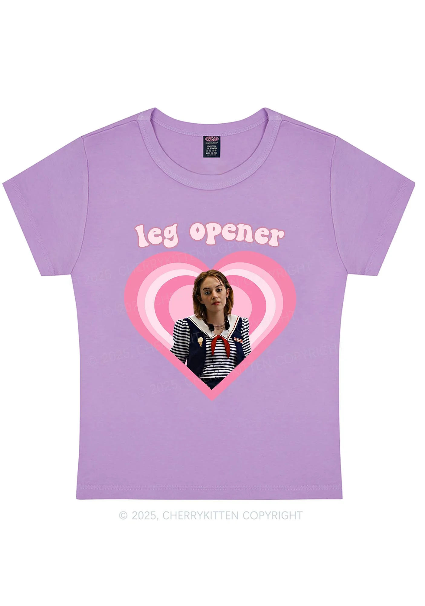 Leg Opener Pride Y2K Baby Tee Cherrykitten - Image 5