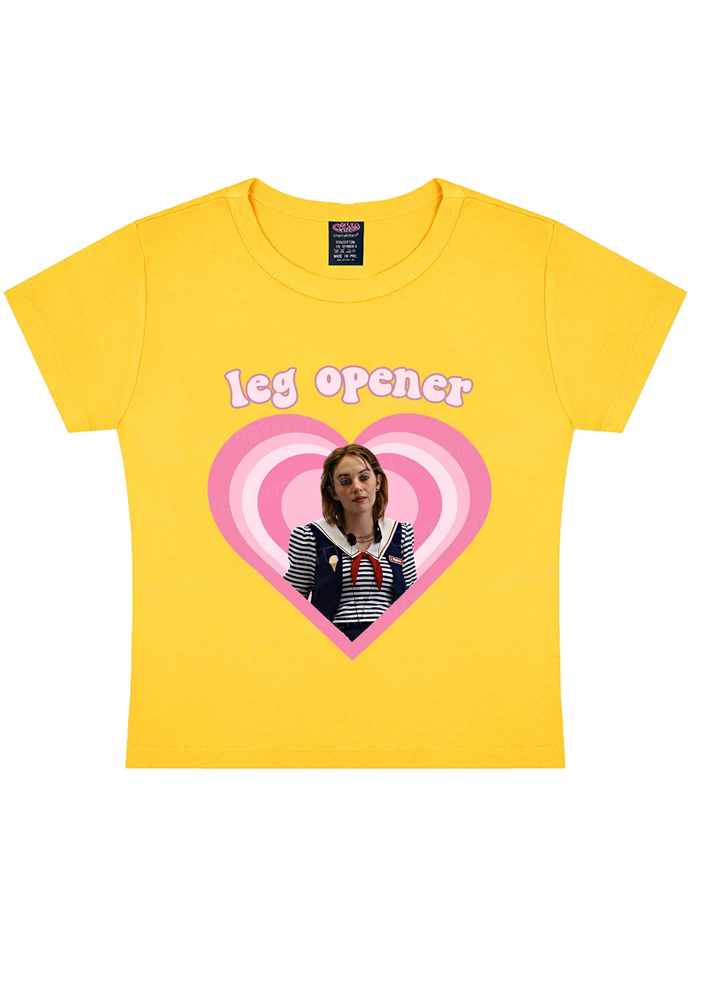 Leg Opener Pride Y2K Baby Tee Cherrykitten - Image 6