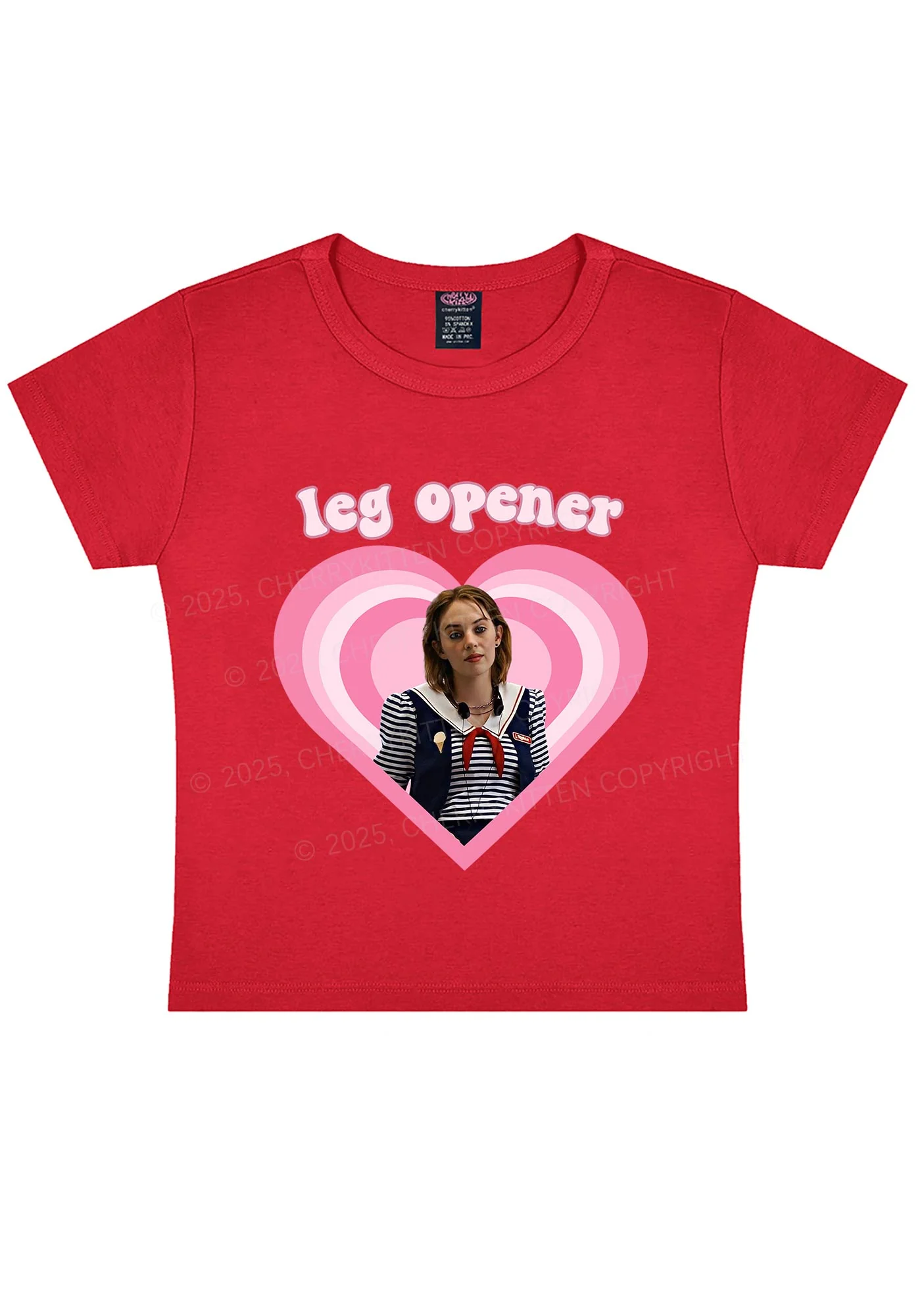Leg Opener Pride Y2K Baby Tee Cherrykitten - Image 7